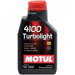 Моторное масло MOTUL 4100 Turbolight 10W-40 387601 1л